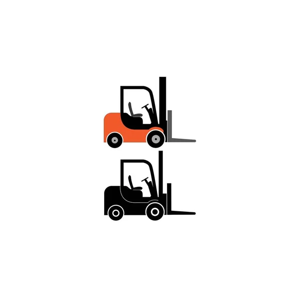 Forklift Logo Icon Design Template — 图库矢量图片