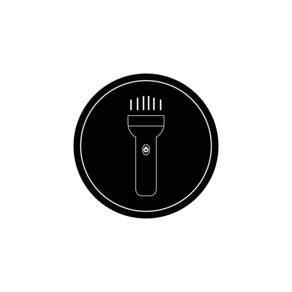 Flashlight Icon Logo Design Template — Image vectorielle