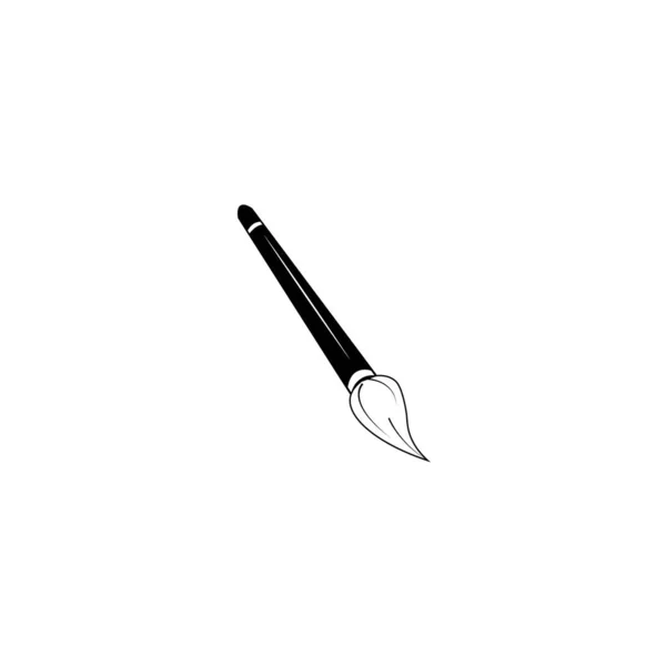 Crayon Logo Icône Vectoriel Modèle Conception — Image vectorielle