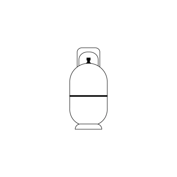 Lpg Gas Cylinders Icon Logo Vector Design Template — Vetor de Stock