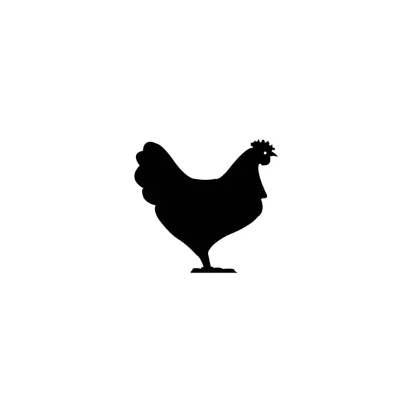 Chicken Logo Icon Vector Design Template — ストックベクタ