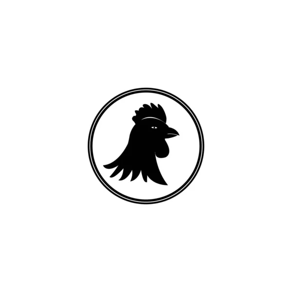 Chicken Logo Icon Vector Design Template — стоковый вектор