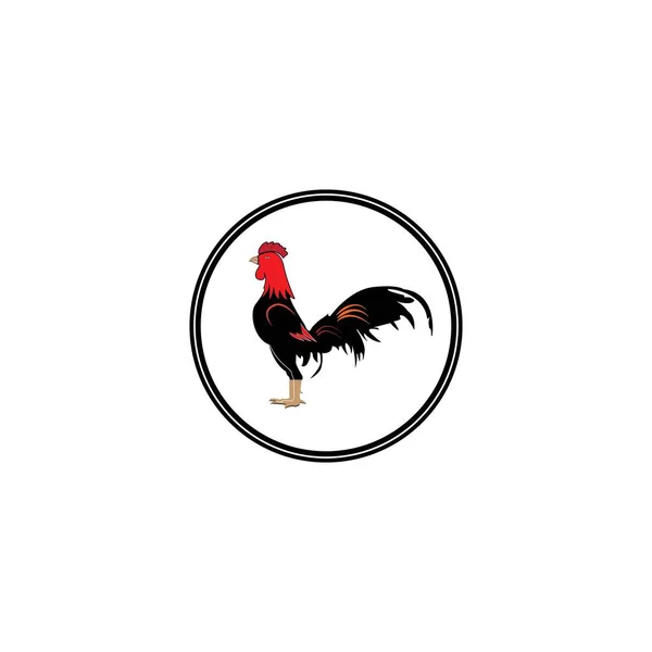 Chicken Logo Icon Vector Design Template — Image vectorielle