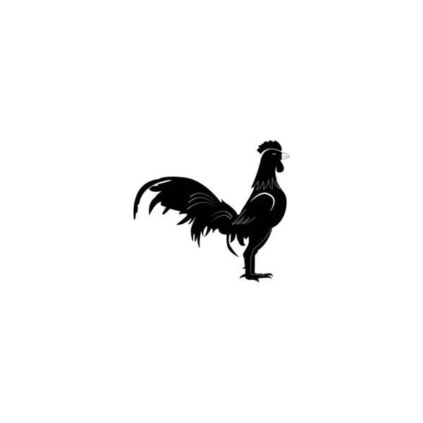 шаблон векторного дизайна логотипа курицы