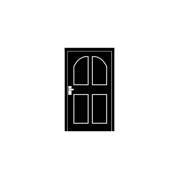 Door Icon Logo Vector Design Template — Archivo Imágenes Vectoriales