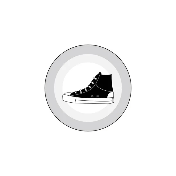 Shoes Logo Design Template — ストックベクタ