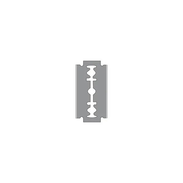 Razor Blade Icon Logo Vector Design Template — Vetor de Stock