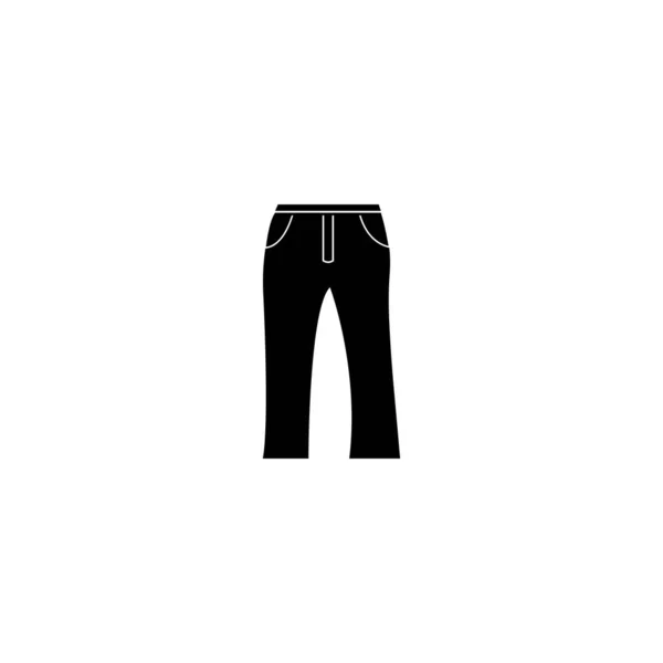 Pantaloni Logo Icona Modello Design Vettoriale — Vettoriale Stock