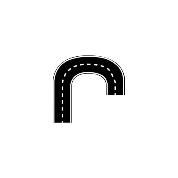 Autobahn Logo Symbol Vektor Design Vorlage — Stockvektor