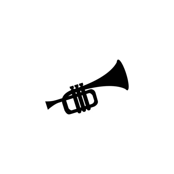 Trompeta Logotipo Icono Vector Diseño Plantilla — Vector de stock