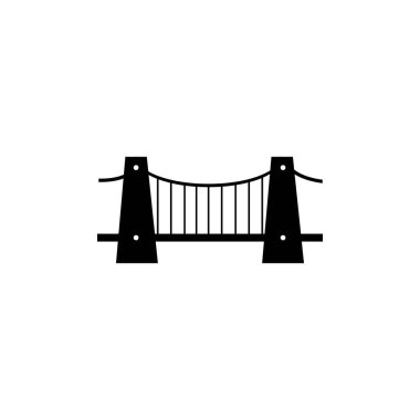 Köprü logosu vektör tasarım şablonu