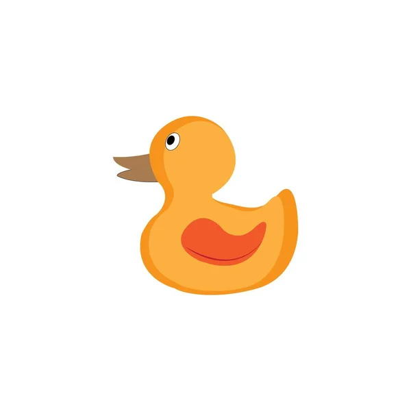 Pato Logotipo Icono Vector Diseño Plantilla — Vector de stock