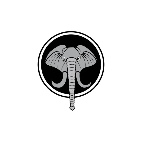 Wzór Ikony Wektora Logo Słonia — Wektor stockowy
