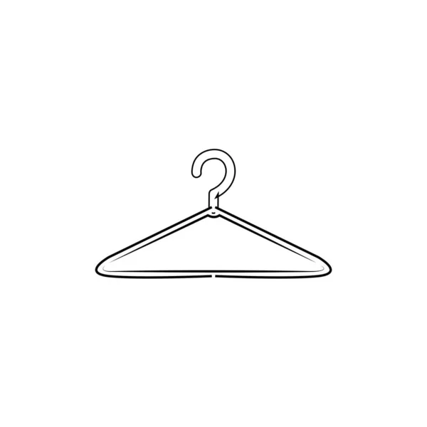 Hangers Logotipo Ícone Vetor Modelo Design — Vetor de Stock