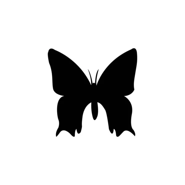 Borboleta Logotipo Ícone Vetor Modelo Design — Vetor de Stock