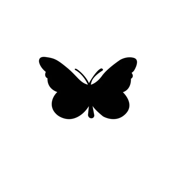 Mariposa Logotipo Icono Vector Diseño Plantilla — Vector de stock