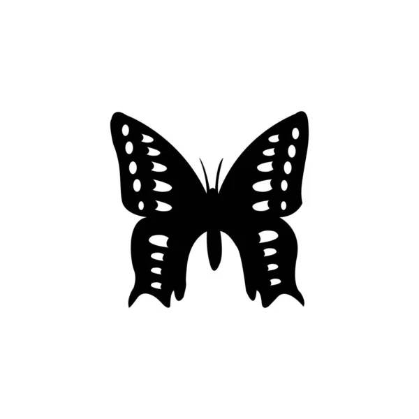 Шаблон Векторного Дизайна Логотипа Бабочки — стоковый вектор