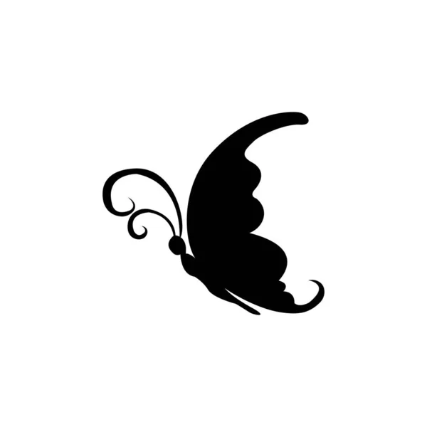 Шаблон Векторного Дизайна Логотипа Бабочки — стоковый вектор