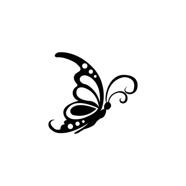 Schmetterling Logo Symbol Vektor Design Vorlage — Stockvektor
