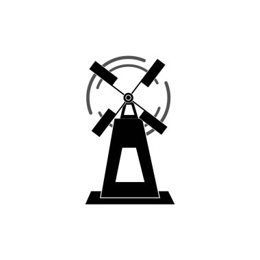 Fırıldak simgesi logo tasarım şablonu