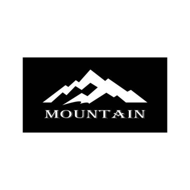 Dağ Logosu vektör tasarım şablonu