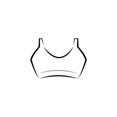 bra simgesi logo vektör tasarım şablonu