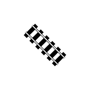 Demiryolları simgesi logo vektör tasarım şablonu