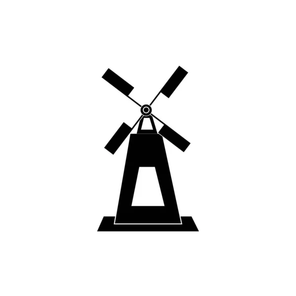 Plantilla Diseño Del Logotipo Del Icono Del Molinete — Archivo Imágenes Vectoriales