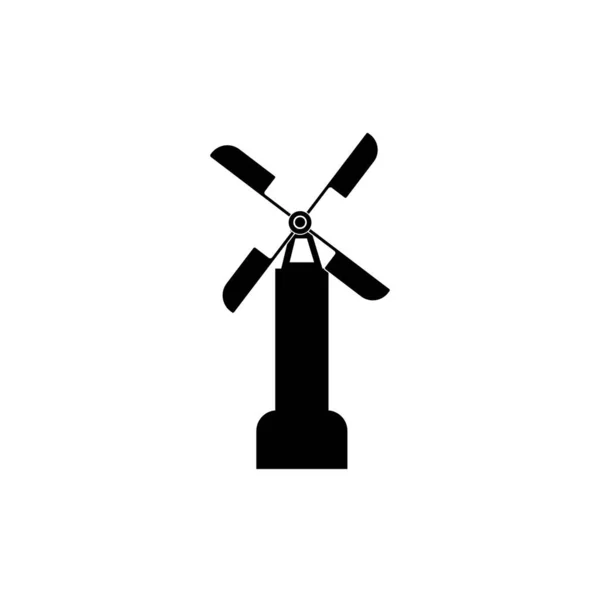 Modelo Design Logotipo Ícone Pinwheel — Vetor de Stock