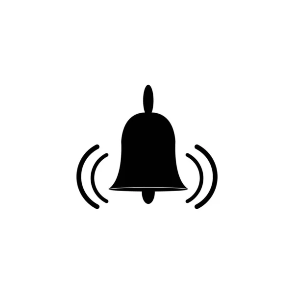 Cloche Logo Icône Vectoriel Modèle Conception — Image vectorielle