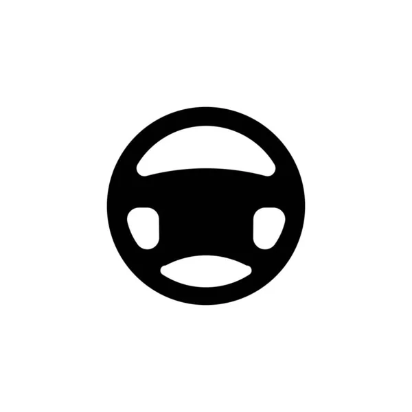 Icono Del Volante Logo Vector Diseño Plantilla — Vector de stock