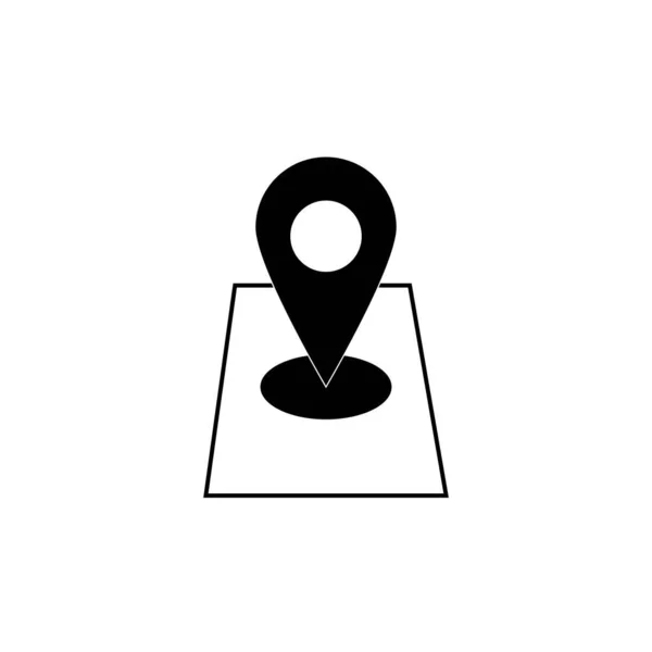Standort Logo Symbol Vektor Design Vorlage — Stockvektor