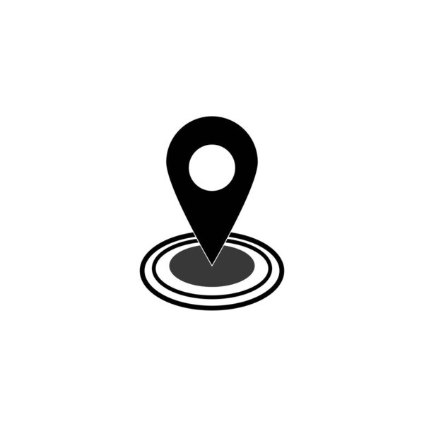 шаблон векторного дизайна логотипа местоположения