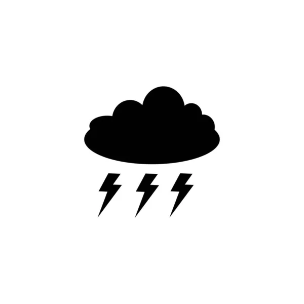 Lightning Icon Logo Vector Design Template — Stock Vector