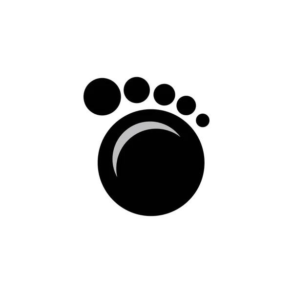 Πέλματα Του Προτύπου Σχεδίασης Διανυσματικού Λογότυπου Εικονιδίων Ποδιών — Διανυσματικό Αρχείο