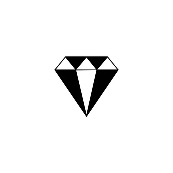 Gyémánt Ikon Logó Vektor Tervezési Sablon — Stock Vector