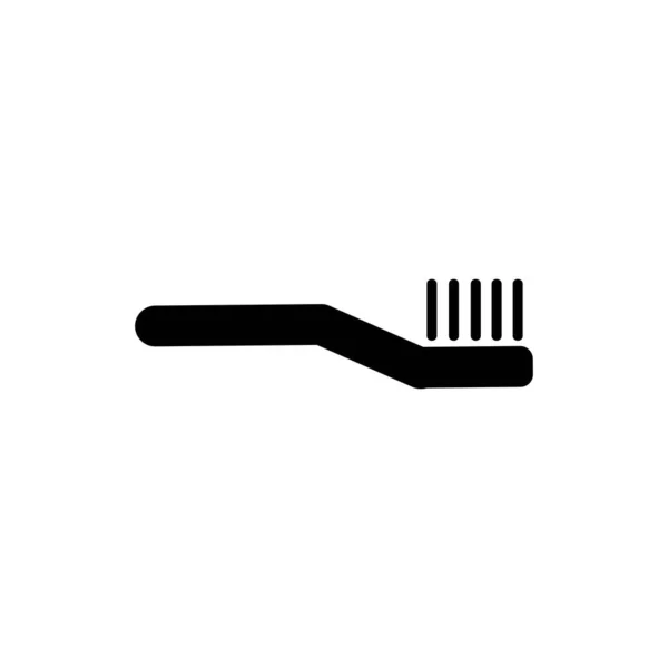 Escova Dentes Ícone Logotipo Vetor Modelo Design —  Vetores de Stock