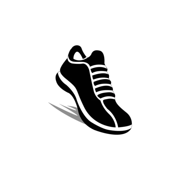 Ayakkabı Simgesi Logo Vektör Tasarım Şablonu — Stok Vektör