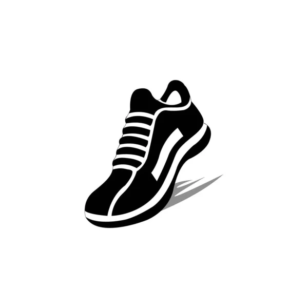 Icono Del Zapato Logotipo Vector Diseño Plantilla — Vector de stock