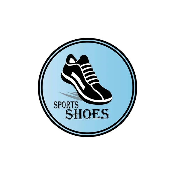Shoe Icon Logo Vector Design Template — Stock Vector