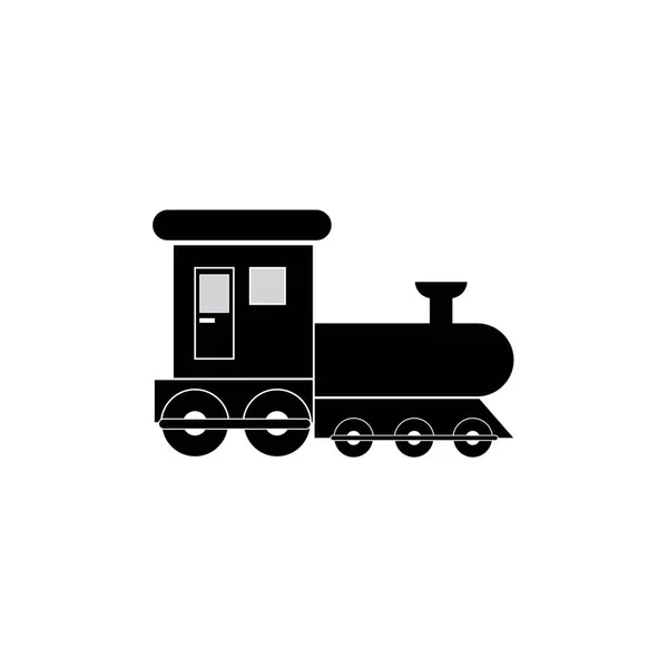 Иконка Поезда Векторного Дизайна Логотипа Темп — стоковый вектор