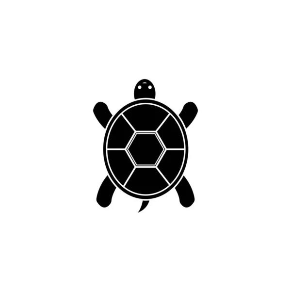 Tortuga Icono Logotipo Vector Diseño Plantilla — Vector de stock