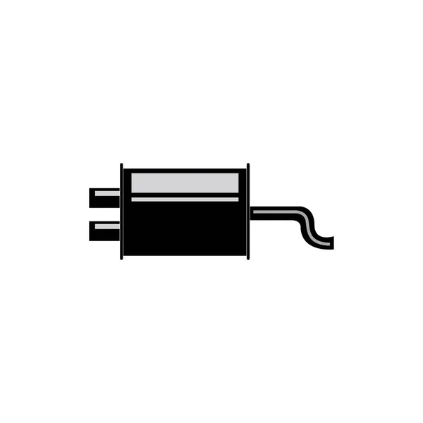 Auspuff Symbol Logo Vektor Design Vorlage — Stockvektor
