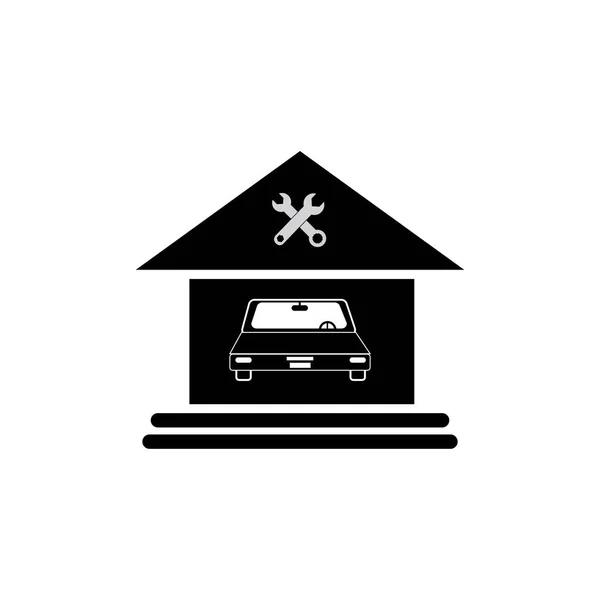 Майстерня Значок Логотип Векторний Дизайн Шаблон — стоковий вектор
