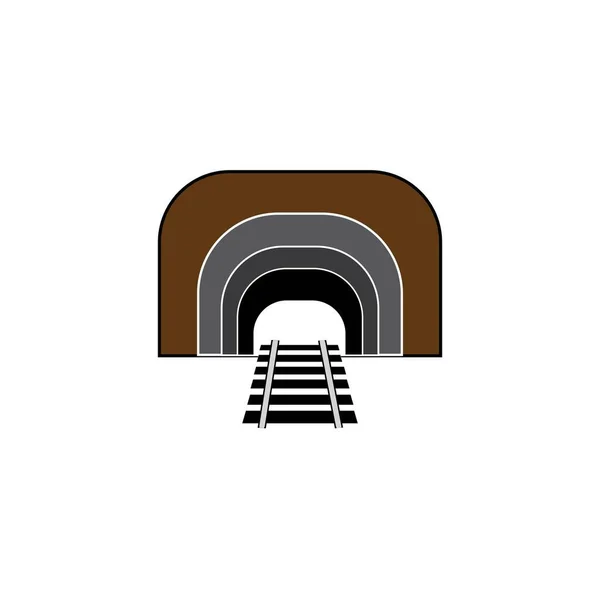 Modello Progettazione Vettoriale Logo Icona Ferrovie — Vettoriale Stock