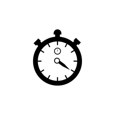 saat simgesi logo vektör şablonu