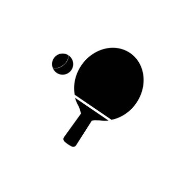 ping pong simgesi logo vektör şablonu