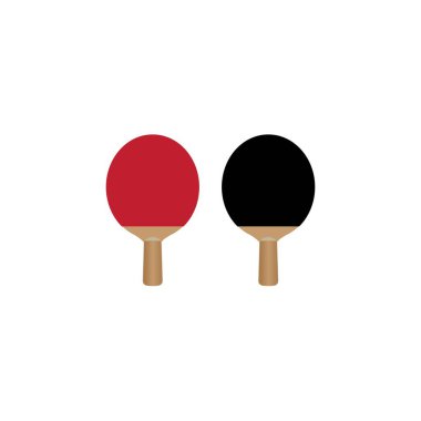 ping pong simgesi logo vektör şablonu