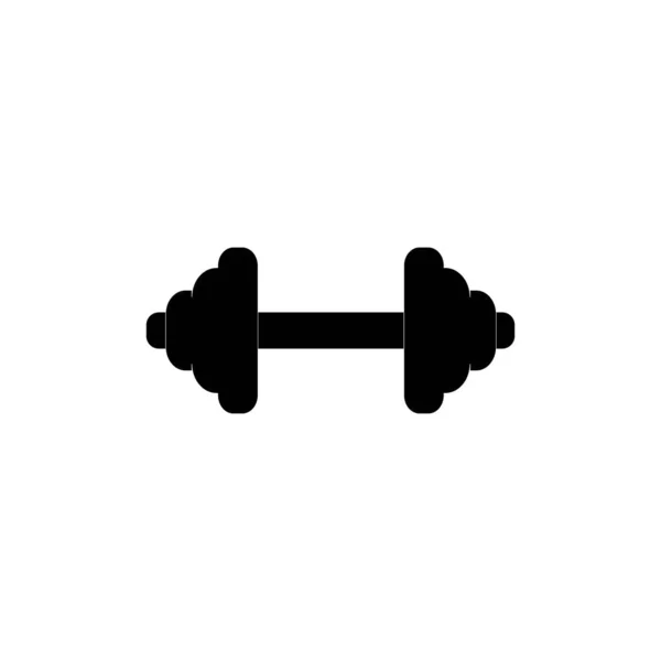 Barbell Icône Logo Vectoriel Modèle Conception — Image vectorielle