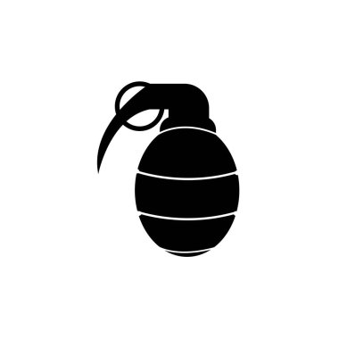 El bombası simgesi logo vektör tasarım şablonu